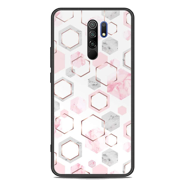 Stylish Marble Series Soft Phone Case - Premium Glass Case - Design 4 - Xiaomi Redmi 9 Prime