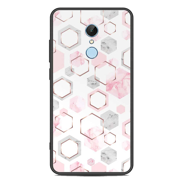 Stylish Marble Series Soft Phone Case - Premium Glass Case - Design 4 - Xiaomi Redmi 5