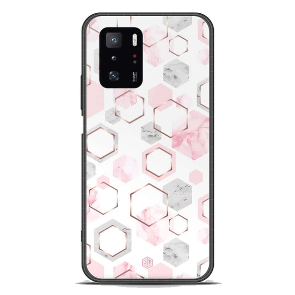 Stylish Marble Series Soft Phone Case - Premium Glass Case - Design 4 - Xiaomi Poco X3 GT