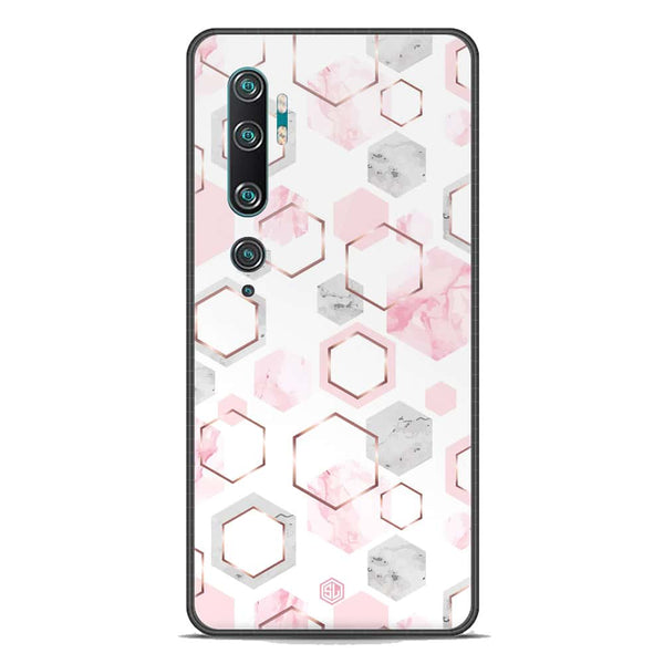 Stylish Marble Series Soft Phone Case - Premium Glass Case - Design 4 - Xiaomi Mi Note 10