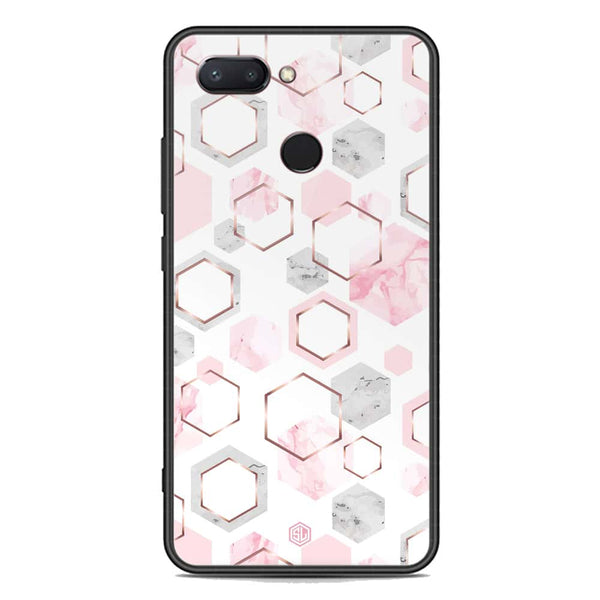 Stylish Marble Series Soft Phone Case - Premium Glass Case - Design 4 - Xiaomi Mi 8 Lite