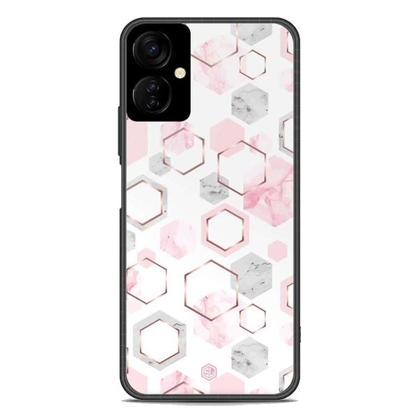 Stylish Marble Series Soft Phone Case - Premium Glass Case - Design 4 - Tecno Camon 19 Neo