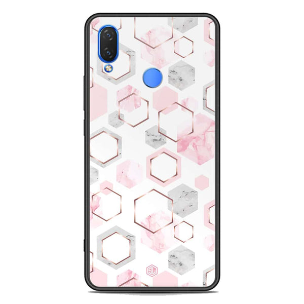 Stylish Marble Series Soft Phone Case - Premium Glass Case - Design 4 - Huawei Y9 2019