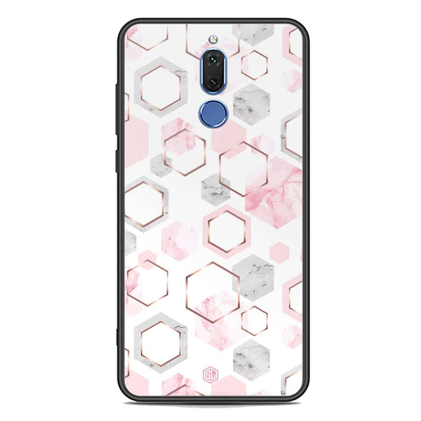 Stylish Marble Series Soft Phone Case - Premium Glass Case - Design 4 - Huawei Mate 10 Lite