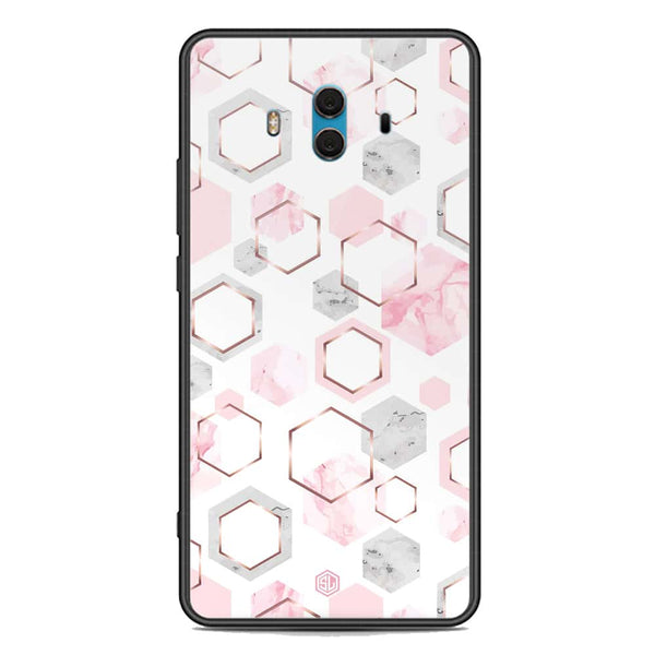 Stylish Marble Series Soft Phone Case - Premium Glass Case - Design 4 - Huawei Mate 10