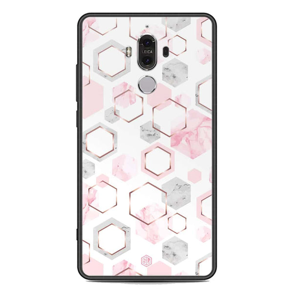 Stylish Marble Series Soft Phone Case - Premium Glass Case - Design 4 - Huawei Mate 9