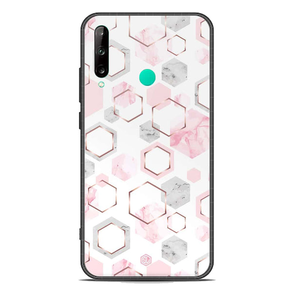 Stylish Marble Series Soft Phone Case - Premium Glass Case - Design 4 - Honor 9C