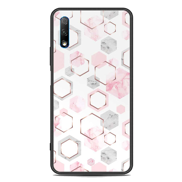 Stylish Marble Series Soft Phone Case - Premium Glass Case - Design 4 - Honor 9x