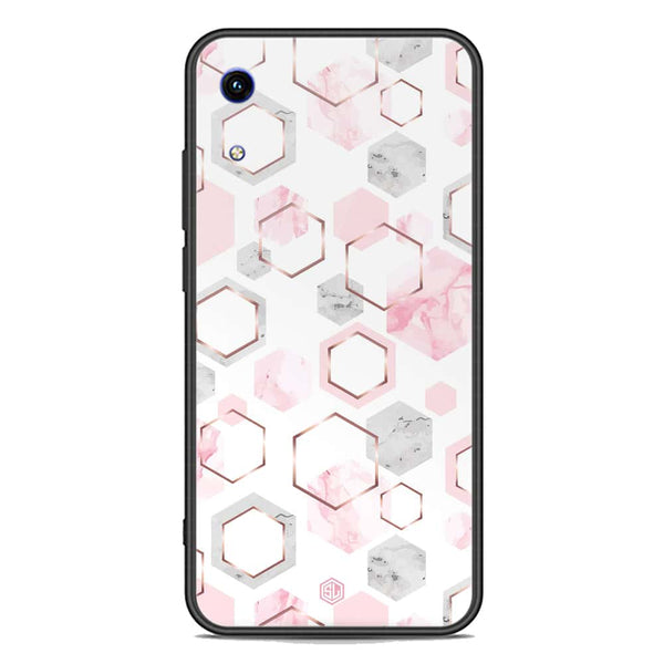 Stylish Marble Series Soft Phone Case - Premium Glass Case - Design 4 - Huawei Honor 8A