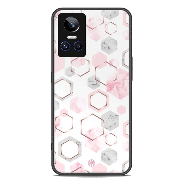 Stylish Marble Series Soft Phone Case - Premium Glass Case - Design 4 - Realme GT Neo 3