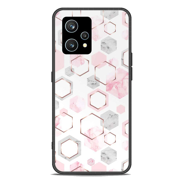 Stylish Marble Series Soft Phone Case - Premium Glass Case - Design 4 - Realme Narzo 50 Pro