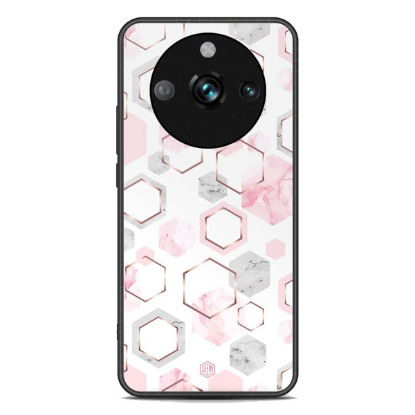 Stylish Marble Series Soft Phone Case - Premium Glass Case - Design 4 - Realme 11 Pro Plus