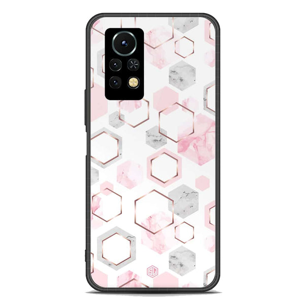 Stylish Marble Series Soft Phone Case - Premium Glass Case - Design 4 - Infinix Note 11s