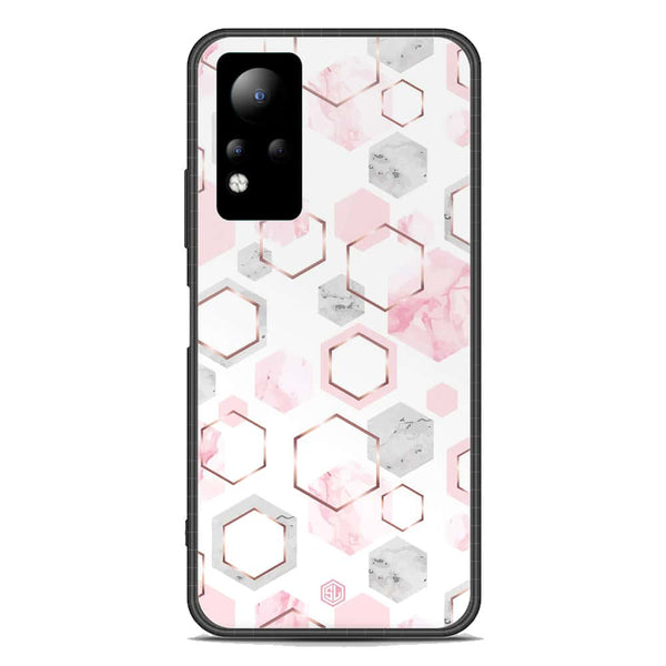 Stylish Marble Series Soft Phone Case - Premium Glass Case - Design 4 - Infinix Note 11