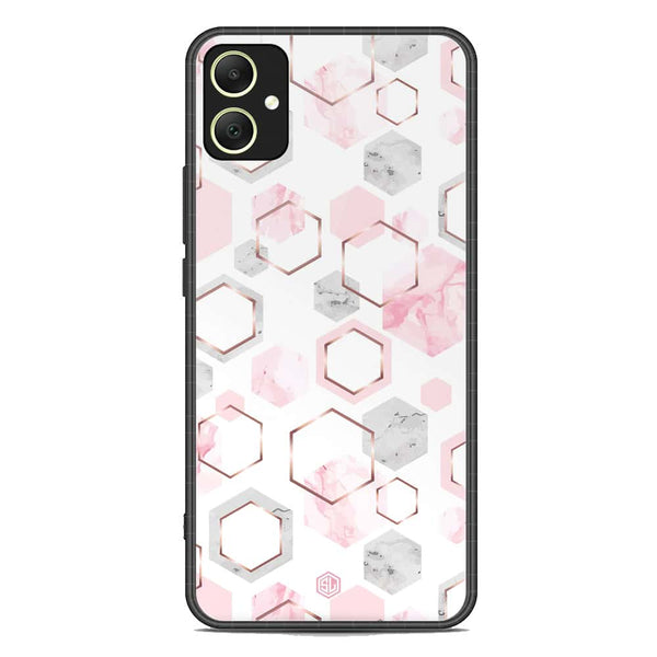 Stylish Marble Series Soft Phone Case - Premium Glass Case - Design 4 - Samsung Galaxy A05