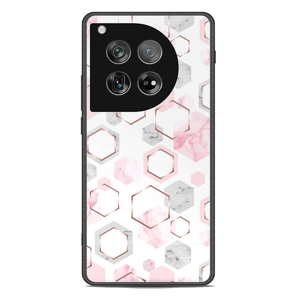 Stylish Marble Series Soft Phone Case - Premium Glass Case - Design 4 - OnePlus 12