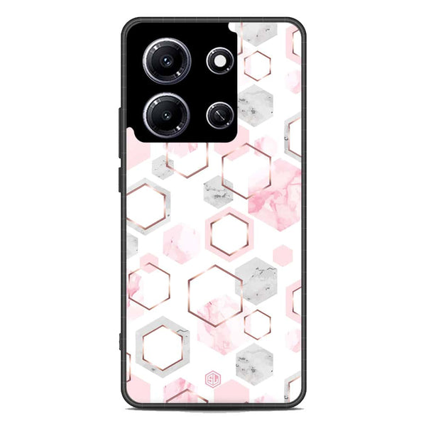 Stylish Marble Series Soft Phone Case - Metal Case - Design 4 - Infinix Note 30i