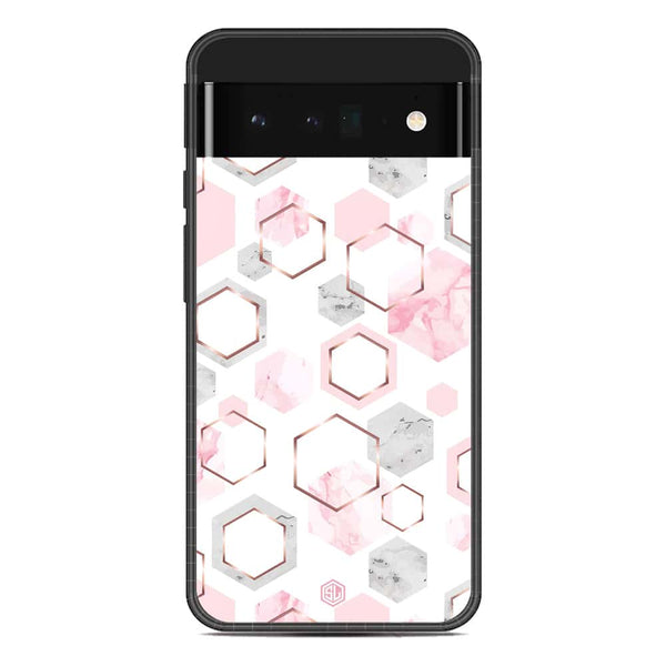 Stylish Marble Series Soft Phone Case - Metal Case - Design 4 - Google Pixel 6 Pro