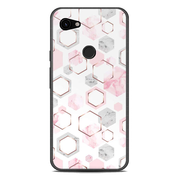Stylish Marble Series Soft Phone Case - Metal Case - Design 4 - Google Pixel 3a XL