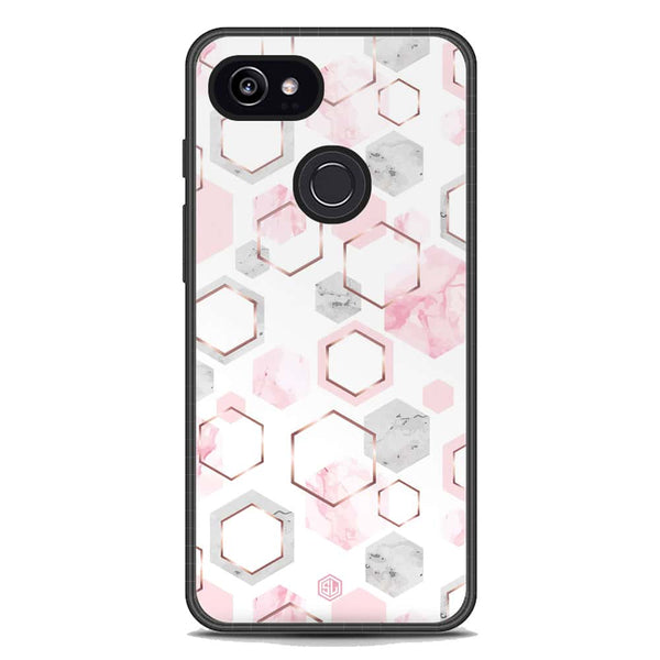 Stylish Marble Series Soft Phone Case - Metal Case - Design 4 - Google Pixel 2 XL