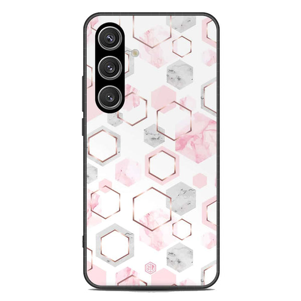 Stylish Marble Series Soft Phone Case - Premium Glass Case - Design 4 - Samsung Galaxy S24 Plus