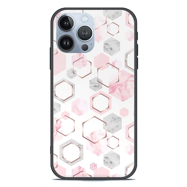 Stylish Marble Series Soft Phone Case - Premium Glass Case - Design 4 - iPhone 13 Pro Max
