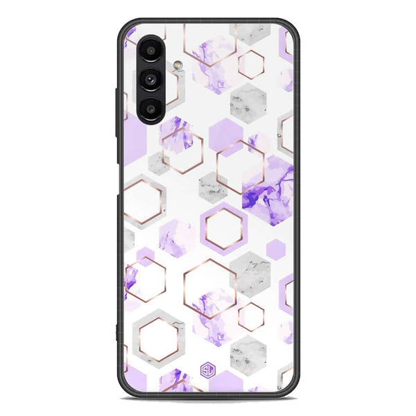 Stylish Marble Series Soft Phone Case - Premium Glass Case - Design 5 - Samsung Galaxy A13 5G