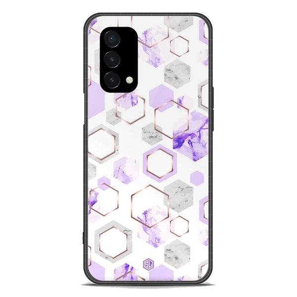 Stylish Marble Series Soft Phone Case - Premium Glass Case - Design 5 - OnePlus Nord N200 5G