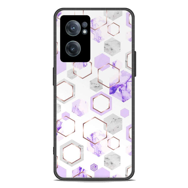 Stylish Marble Series Soft Phone Case - Premium Glass Case - Design 5 - OnePlus Nord CE 2 5G