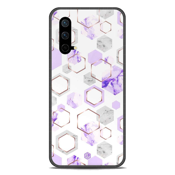 Stylish Marble Series Soft Phone Case - Premium Glass Case - Design 5 - OnePlus Nord CE 5G