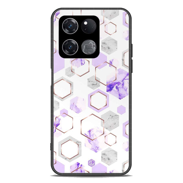 Stylish Marble Series Soft Phone Case - Premium Glass Case - Design 5 - OnePlus Ace Racing