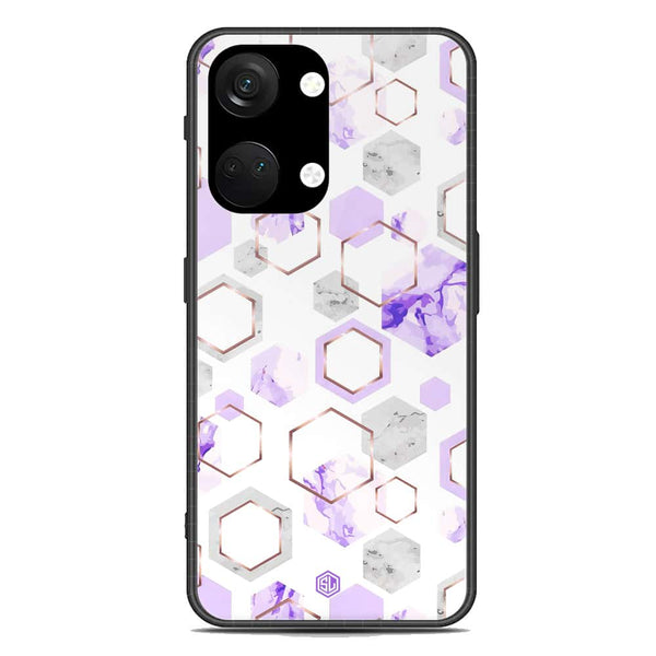Stylish Marble Series Soft Phone Case - Premium Glass Case - Design 5 - OnePlus Ace 2V