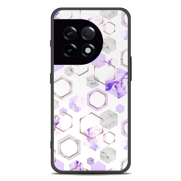 Stylish Marble Series Soft Phone Case - Premium Glass Case - Design 5 - OnePlus Ace 2