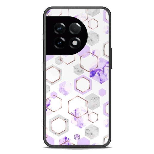 Stylish Marble Series Soft Phone Case - Premium Glass Case - Design 5 - OnePlus 11