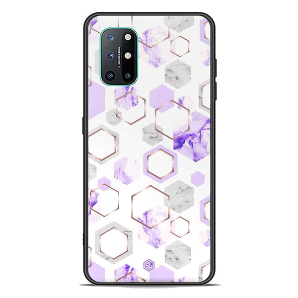 Stylish Marble Series Soft Phone Case - Premium Glass Case - Design 5 - OnePlus 8T