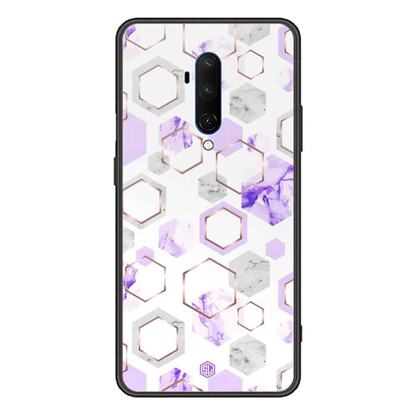 Stylish Marble Series Soft Phone Case - Premium Glass Case - Design 5 - OnePlus 7T Pro
