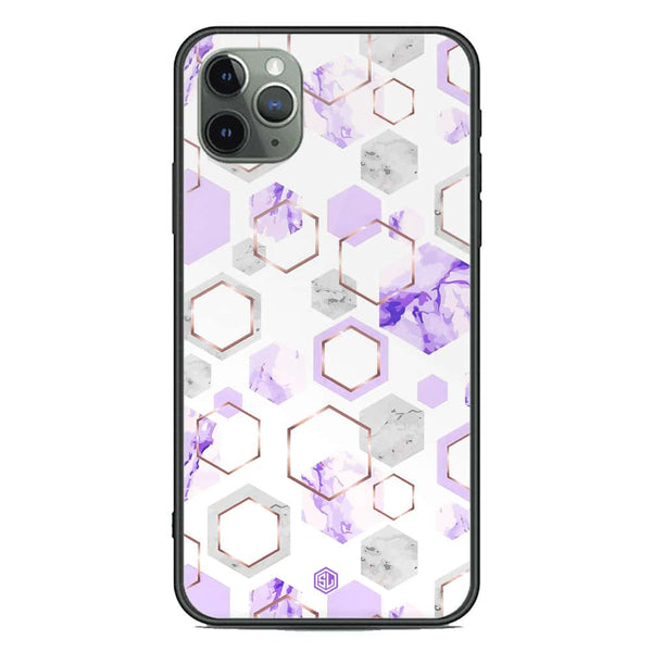 Stylish Marble Series Soft Phone Case - Premium Glass Case - Design 5 - iPhone 11 Pro Max