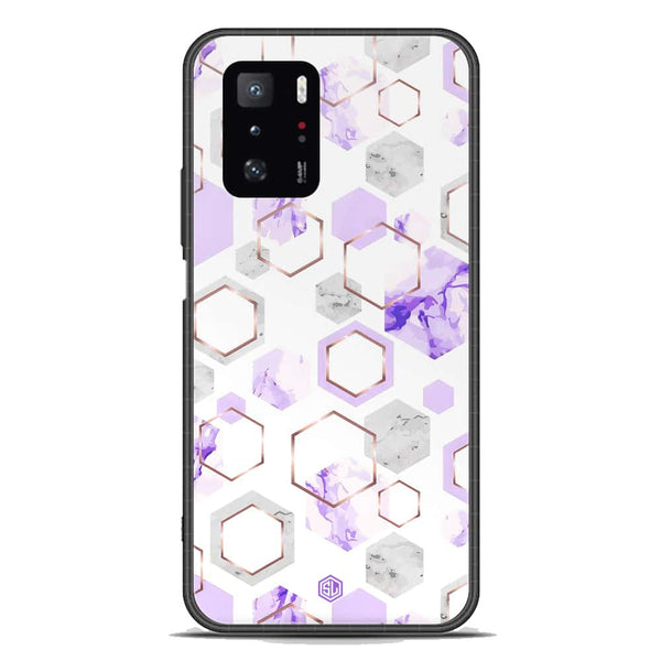 Stylish Marble Series Soft Phone Case - Premium Glass Case - Design 5 - Xiaomi Redmi Note 10 Pro 5G