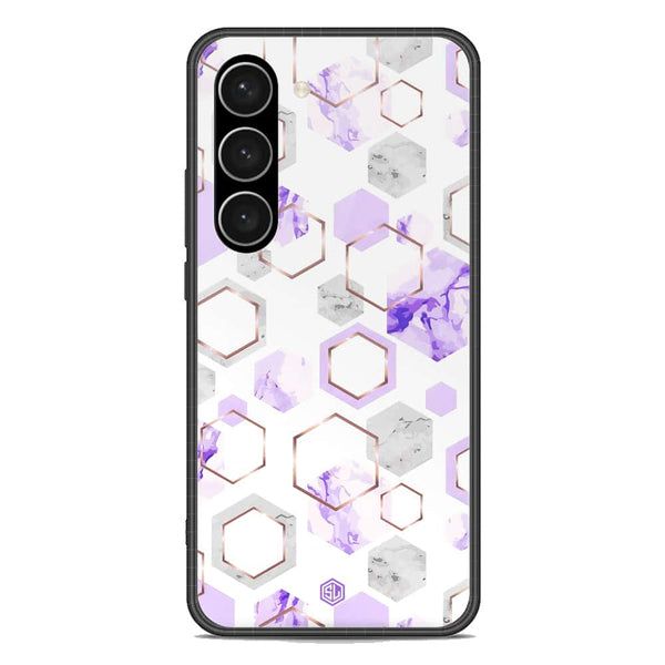 Stylish Marble Series Soft Phone Case - Premium Glass Case - Design 5 - Samsung Galaxy S23 Plus 5G