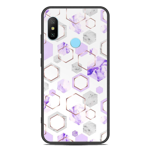 Stylish Marble Series Soft Phone Case - Premium Glass Case - Design 5 - Xiaomi Redmi Note 6 Pro