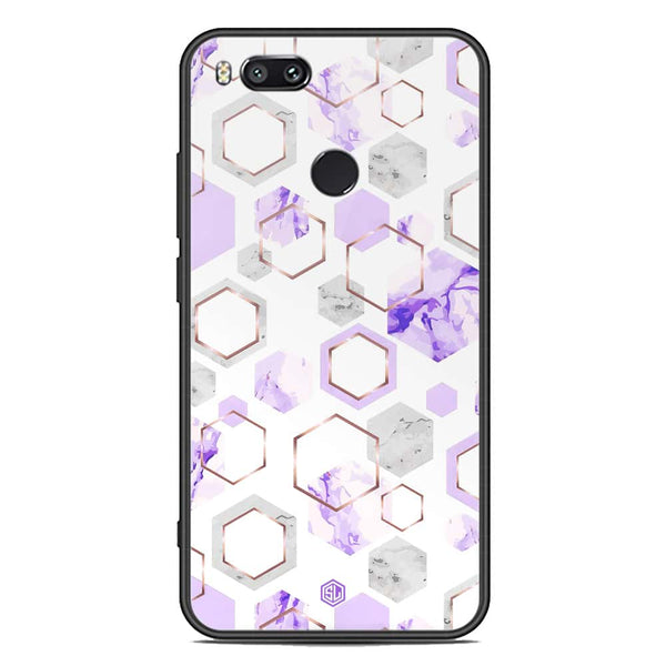 Stylish Marble Series Soft Phone Case - Premium Glass Case - Design 5 - Xiaomi Mi A1 / Mi 5X