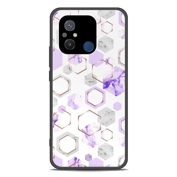Stylish Marble Series Soft Phone Case - Premium Glass Case - Design 5 - Xiaomi Redmi 12C