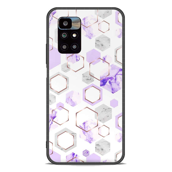 Stylish Marble Series Soft Phone Case - Premium Glass Case - Design 5 - Xiaomi Redmi 10