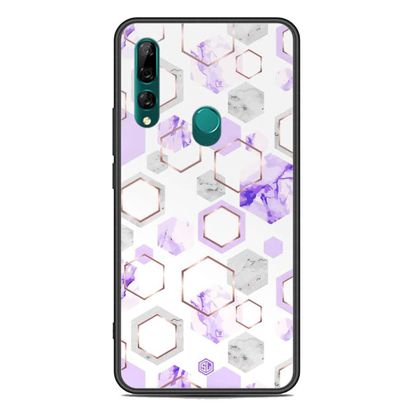 Stylish Marble Series Soft Phone Case - Premium Glass Case - Design 5 - Huawei Y9 Prime 2019