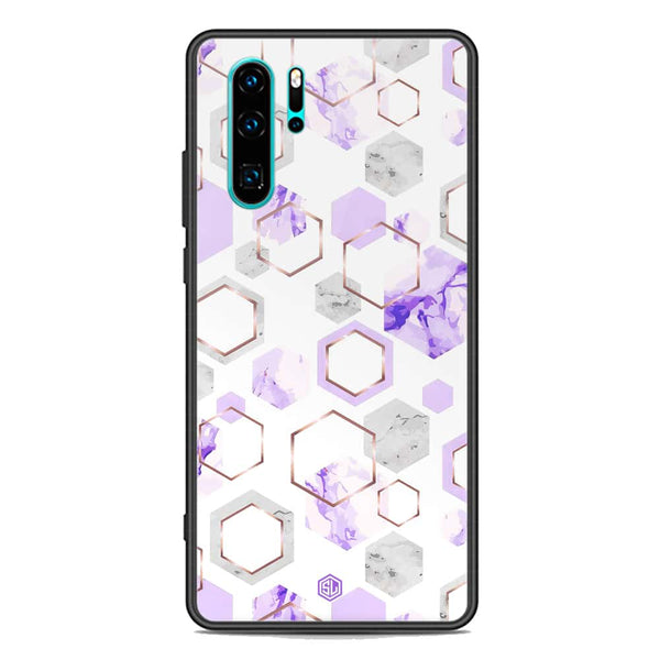 Stylish Marble Series Soft Phone Case - Premium Glass Case - Design 5 - Huawei P30 Pro