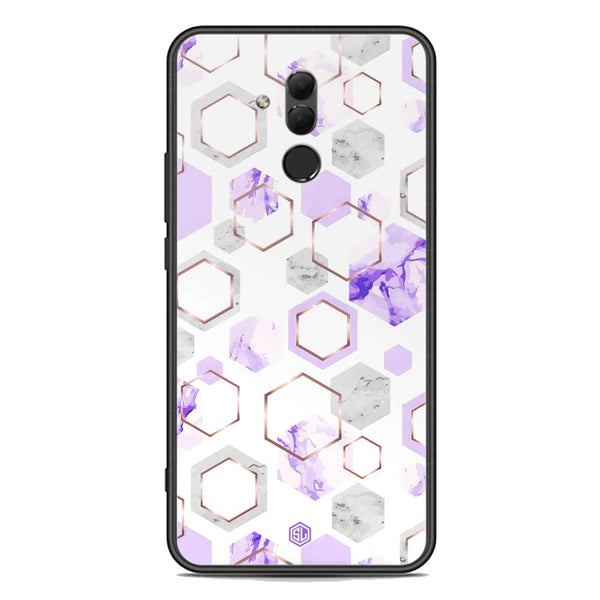 Stylish Marble Series Soft Phone Case - Premium Glass Case - Design 5 - Huawei Mate 20 Lite