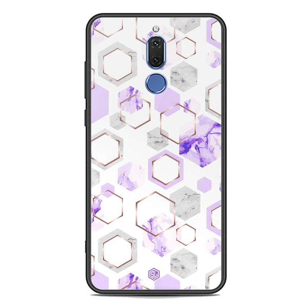Stylish Marble Series Soft Phone Case - Premium Glass Case - Design 5 - Huawei Mate 10 Lite