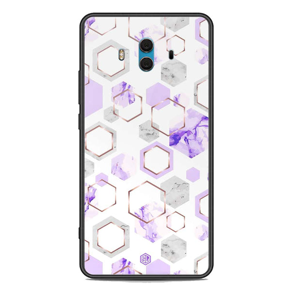 Stylish Marble Series Soft Phone Case - Premium Glass Case - Design 5 - Huawei Mate 10