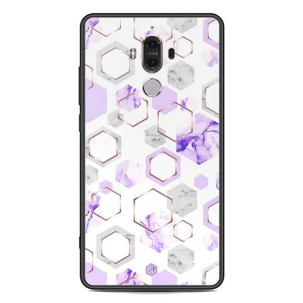 Stylish Marble Series Soft Phone Case - Premium Glass Case - Design 5 - Huawei Mate 9