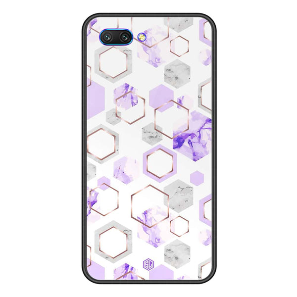 Stylish Marble Series Soft Phone Case - Premium Glass Case - Design 5 - Huawei Honor 10